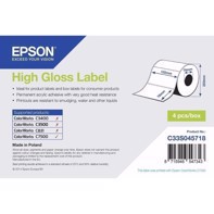 High Gloss Label - Rollo troquelado 102 mm x 76 mm (1570 Etiquetas)
