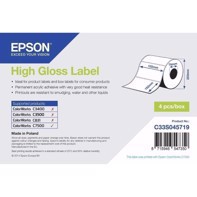 High Gloss Label - Rollo troquelado 102 mm x 152 mm (800 Etiquetas)
