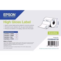 High Gloss Label - Rollo troquelado 76 mm x 51 mm (2310 Etiquetas)