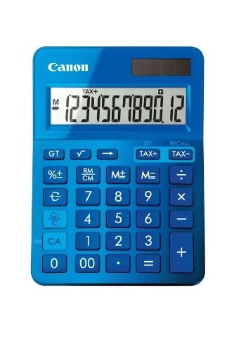 Calculadora de bolsillo Canon LS-123K-MBL Azul