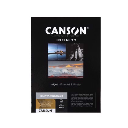 Canson Baryta Prestige II 340 g/m² - A3+, 25 hojas 