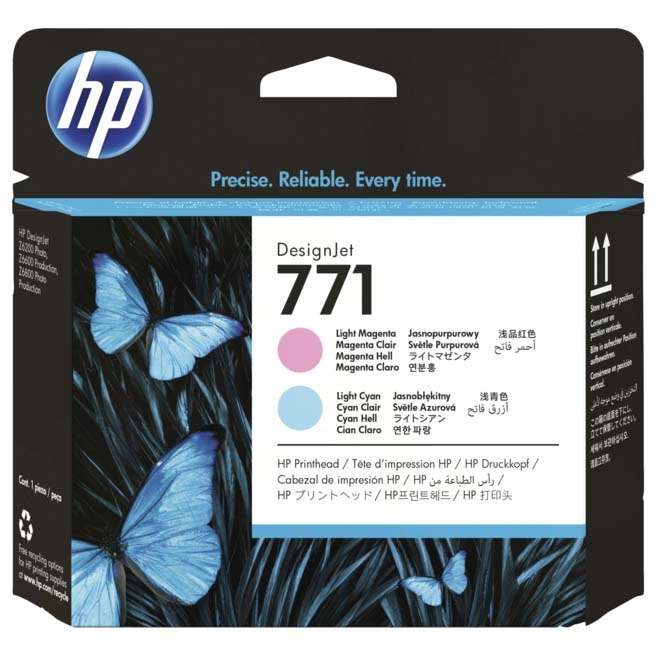 HP 771 Light magenta/light cyan Cabezal de impresión