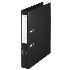 Esselte Carpeta de palanca con barra de metal PP A4 50mm negro