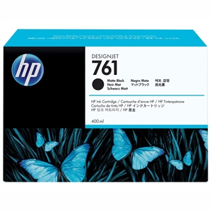 HP 761 matte black cartucho de tinta, 400 ml