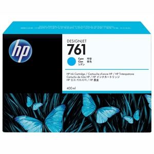 HP 761 cyan cartucho de tinta, 400 ml