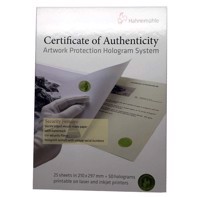 Hahnemühle Certificate of Authenticity (Certificate of Authenticity)