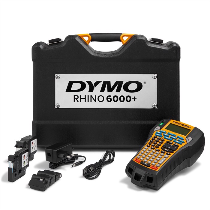 LabelMaker Rhino 6000 kit de etiquetadora en estuche