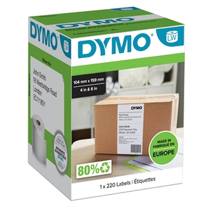 DYMO etiqueta 104 x 159 mm