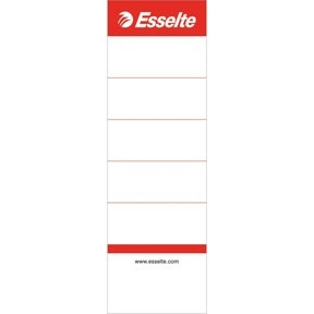 Esselte Etiquetas para cigarros para archivadores de 75mm (100)