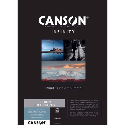 Canson Edition Etching Rag 310 g/m² - A3+, 25 arca 