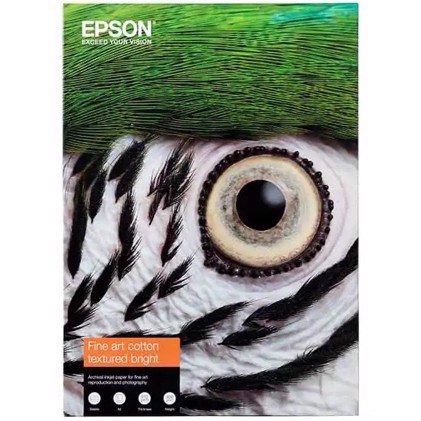 Epson Fine Art Cotton Textured Bright 300 g/m2 - A2 25 hojas 