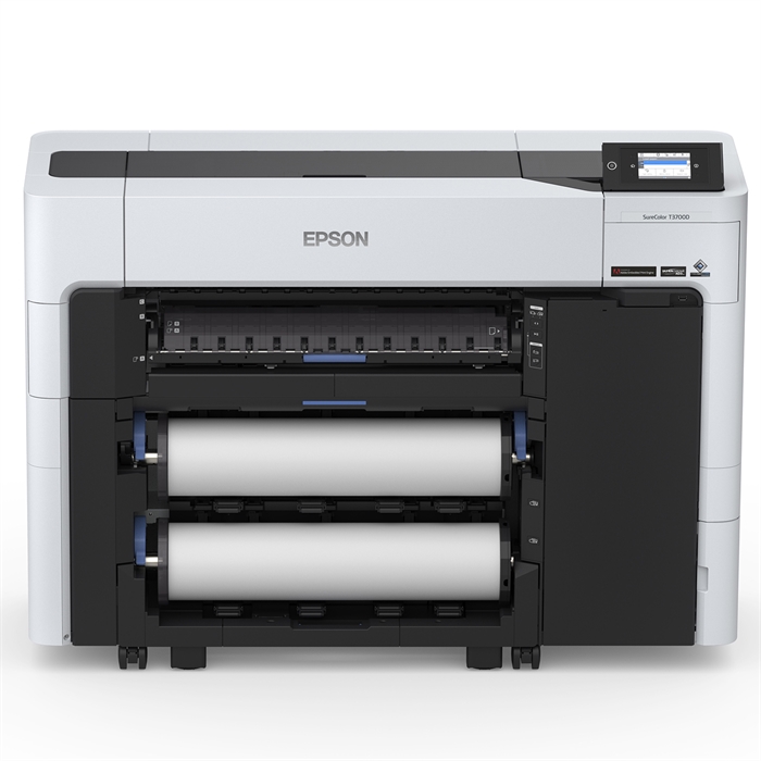 Por favor, traduzca al español:

Epson SureColor SC-T3700 DE - Doble rollo + 1 year onsite service
