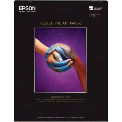 Epson Velvet Fine Art Paper 260 g/m2, A2 - 25 hojas 