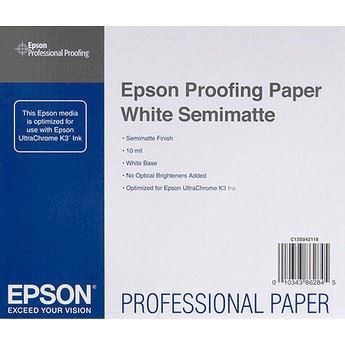 Epson Proofing Paper White Semimatte - 17" x 30.5 m