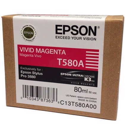 Epson Vivid Magenta 80 ml cartucho de tinta T580A