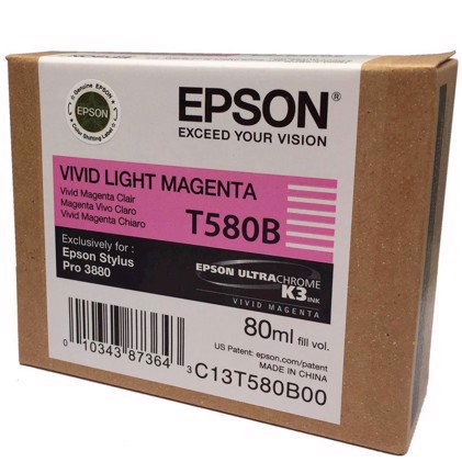 Epson Vivid Light Magenta 80 ml cartucho de tinta T580B