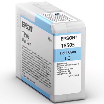 Epson Light Cyan 80 ml cartucho de tinta T8505