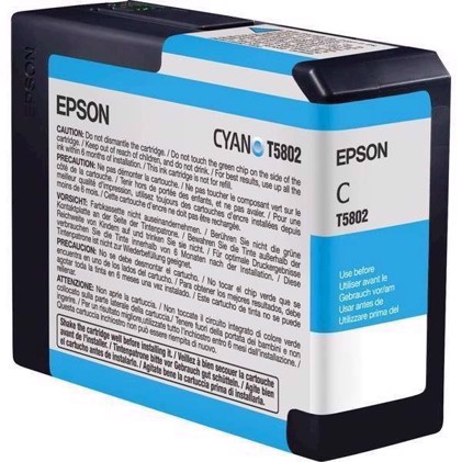 Epson Cyan 80 ml cartucho de tinta T5802