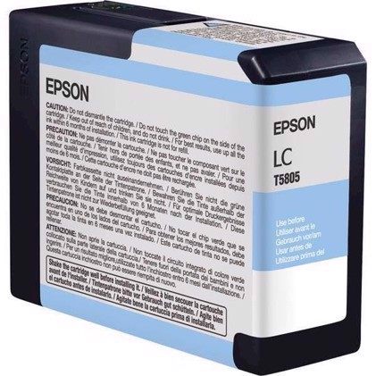 Epson Light Cyan 80 ml cartucho de tinta T5805