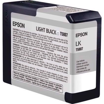 Epson Light Black 80 ml cartucho de tinta T5807
