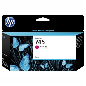 HP 745 magenta cartucho de tinta, 130 ml