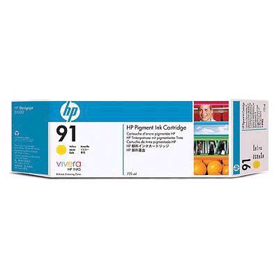 HP 91 - 775 ml Yellow cartucho de tinta