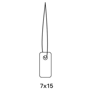 Etiqueta de colgar HERMA con cuerda 7 x 15 mm, 1000 unidades.