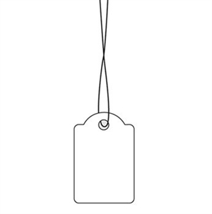Etiqueta de HERMA con colgante y cuerda, 18 x 28 mm, 1000 unidades.
