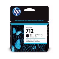 HP 712 80-ml Black DesignJet cartucho de tinta