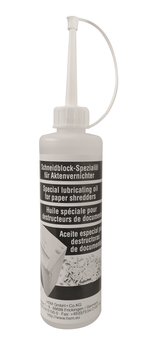 HSM aceite para cabezal de corte de la trituradora de papel 250 ml