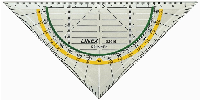 Linex geometría triángulo serie súper 16cm S2616