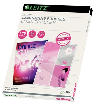 Leitz Laminating Pouch brillante 125my A4 (100)