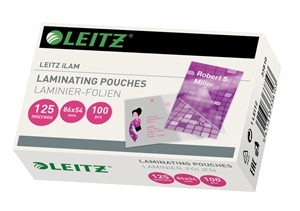 Leitz Funda de laminación brillante 125my 54x86 (100)