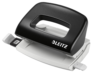 Leitz perforadora de 2 agujeros 5058 para 10 hojas color negro