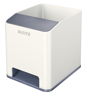 Leitz Soporte para Bolígrafo Sound WOW blanco/gris