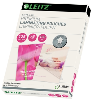 Leitz Laminating Pouch UDT gloss 125my A5(100)