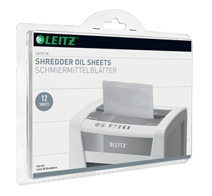 Leitz IQ hoja de aceite para destructora de documentos (12)