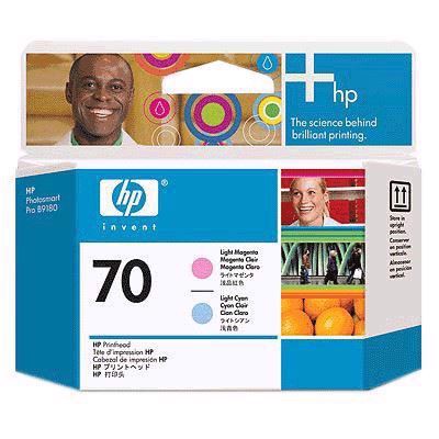 HP 70 - Lights magenta and lights cyan Cabezal de impresións