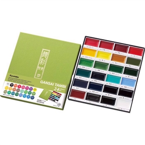 ZIG GANSAI TAMBI Aquarel 24 set de colores