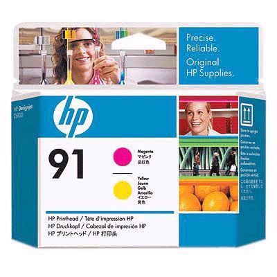 HP 91 - Magenta and yellow Cabezal de impresións
