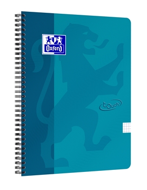 Oxford Touch cuaderno A4 cuadriculado de 70 hojas 90g color turquesa.