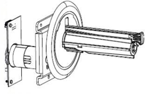 Zebra Liner Take-up Spindle, kit