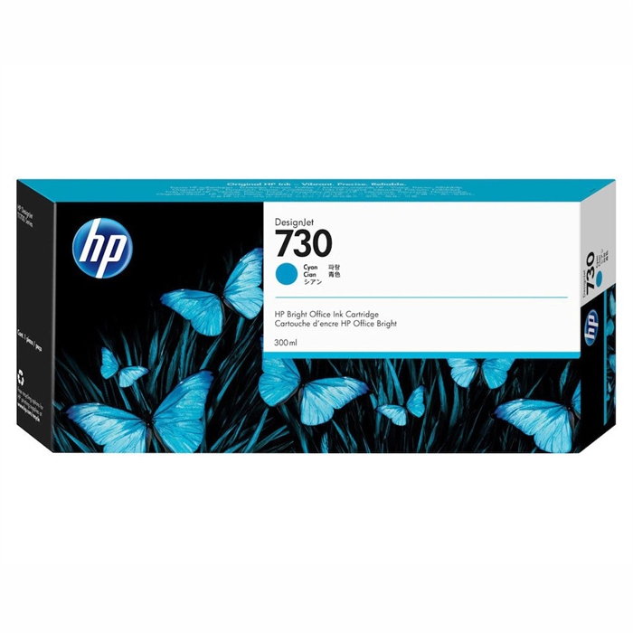 HP 730 300-ml Cyan DesignJet cartucho de tinta