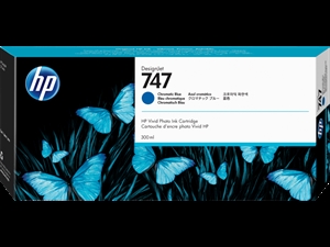 HP 747 300-ml Chromatic Blue DesignJet cartucho de tinta