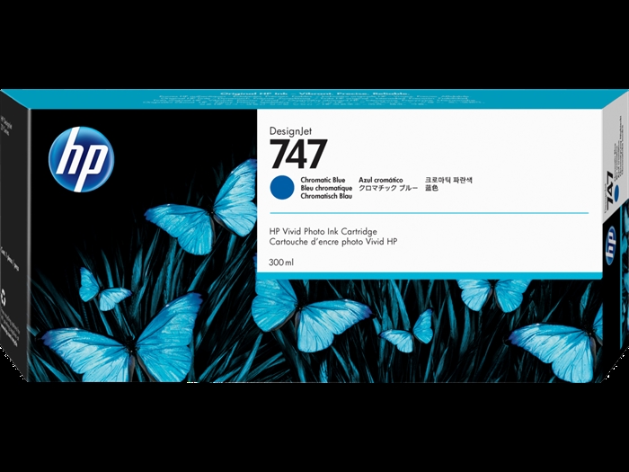 HP 747 300-ml Chromatic Blue DesignJet cartucho de tinta