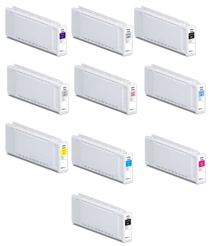 Juego completo de cartuchos de tinta de 700 ml para Epson SureColor P7300 y P9300