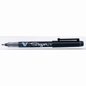 Piloto Filtpen con tapa V-Signpen 2.0 negro