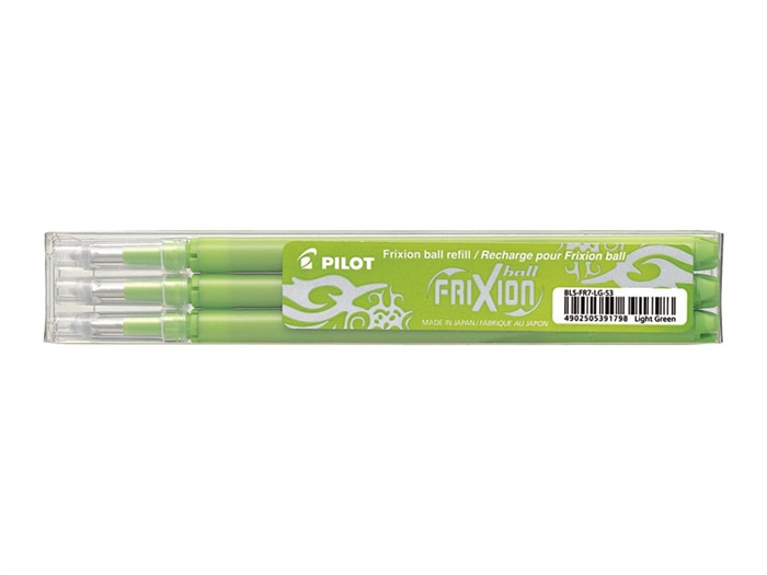 Pilot Frixion Clicker 0,7 recambio verde claro (3)