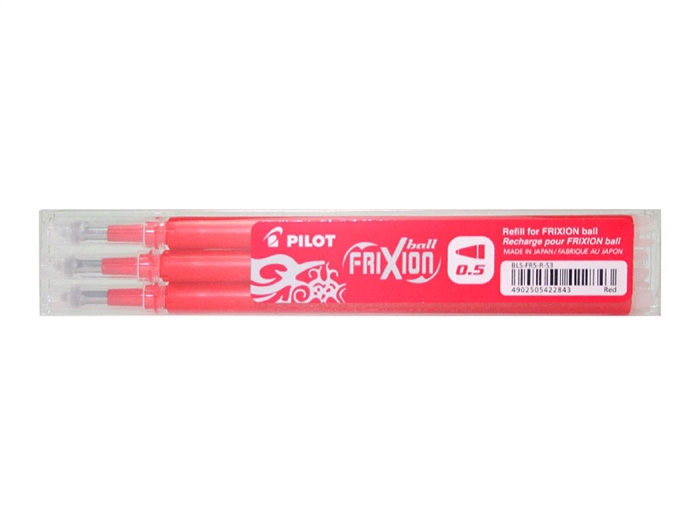 Pilot Frixion Clicker 0,5 recambio rojo (3)