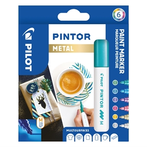 Pilot Marker Pintor Medio Metal Mix 1,4 uds (6)